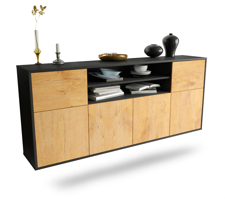 Sideboard Cedar Rapids, Eiche, hängend (180x79x35cm)