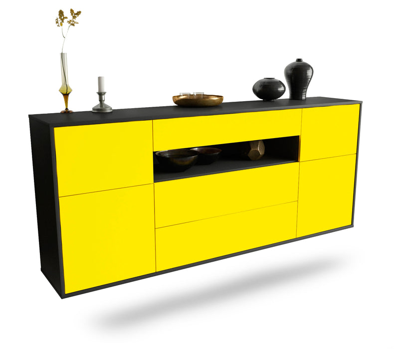 Sideboard Elizabeth, Gelb, hängend (180x79x35cm)