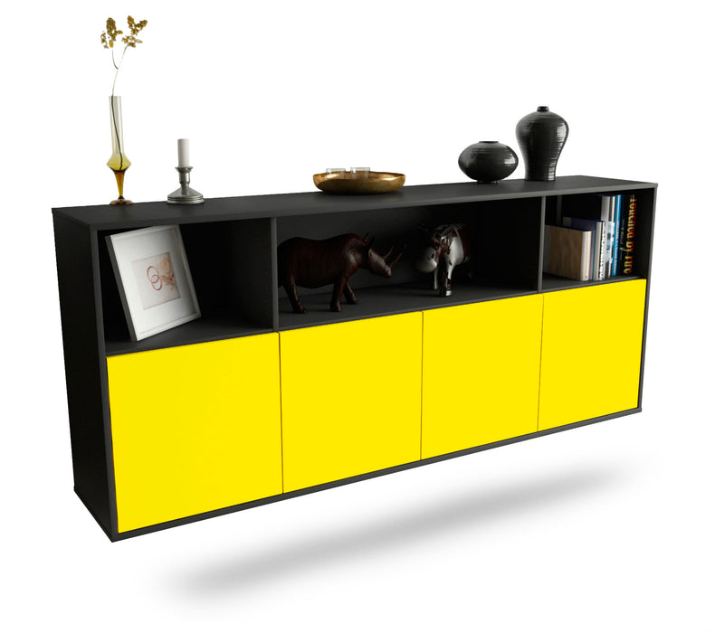 Sideboard Columbia, Gelb, hängend (180x79x35cm)