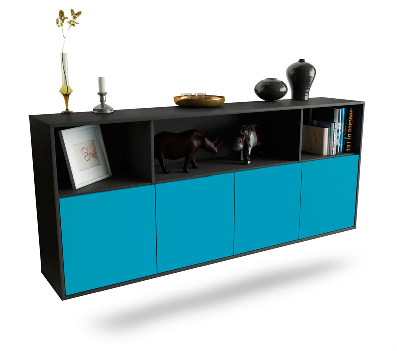 Sideboard Columbia, Türkis, hängend (180x79x35cm)