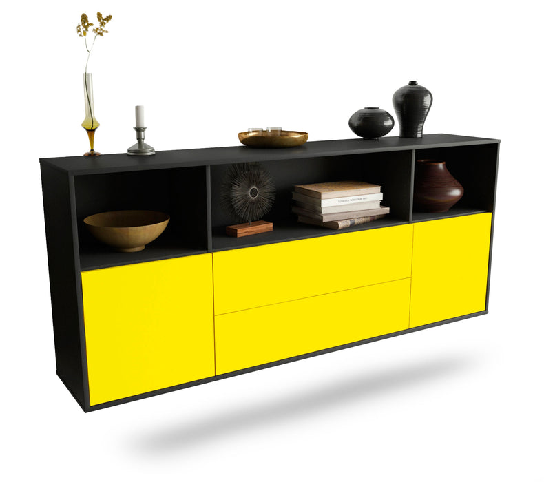 Sideboard Hartford, Gelb, hängend (180x79x35cm)