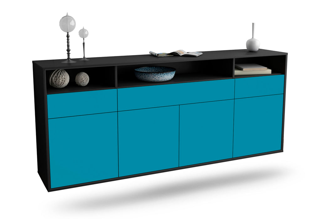 Sideboard Simi Valley, Türkis, hängend (180x79x35cm)