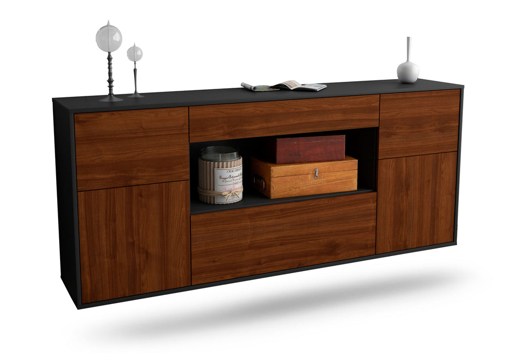 Sideboard Visalia, Walnuss, hängend (180x79x35cm)