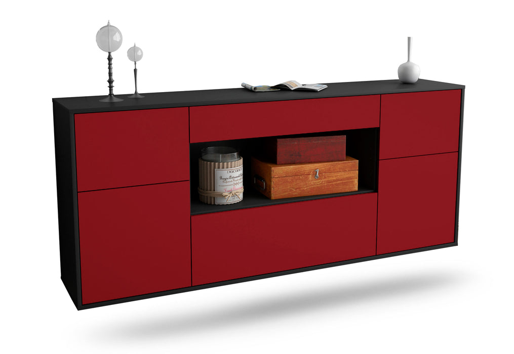 Sideboard Visalia, Bordeaux, hängend (180x79x35cm)