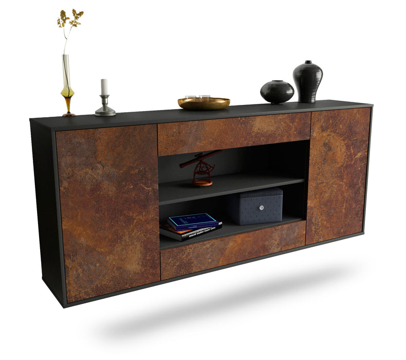 Sideboard Olathe, Rost, hängend (180x79x35cm)