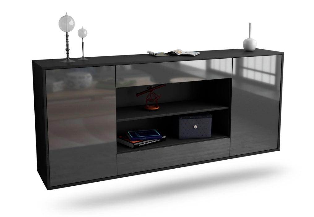 Sideboard Olathe, Grau, hängend (180x79x35cm)