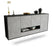 Sideboard Abilene, Beton, hängend (180x79x35cm)