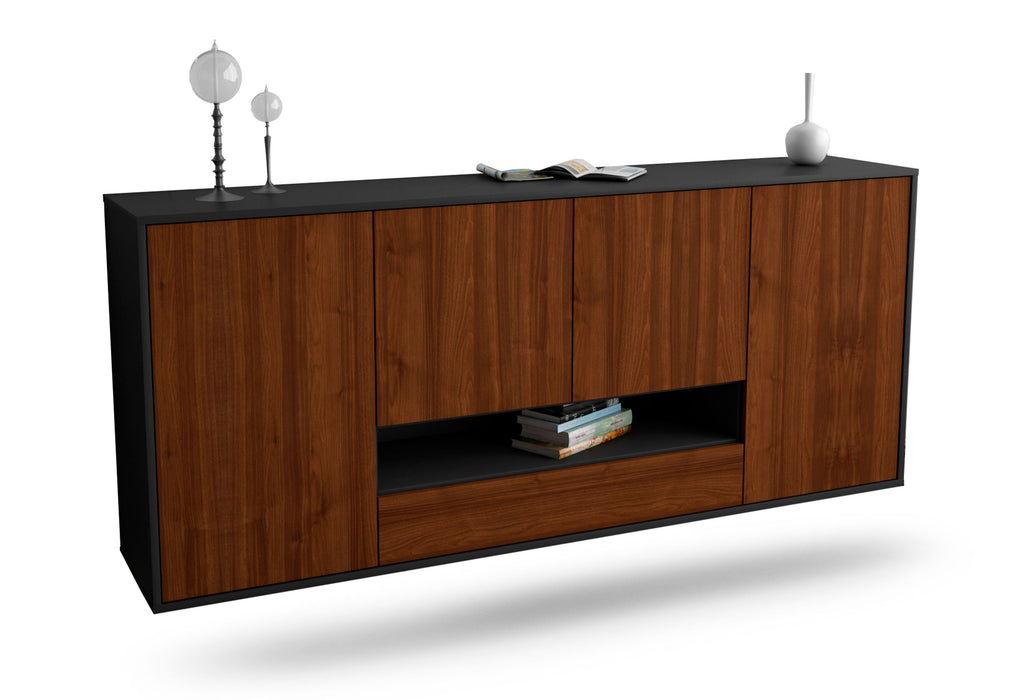 Sideboard Abilene, Walnuss, hängend (180x79x35cm)