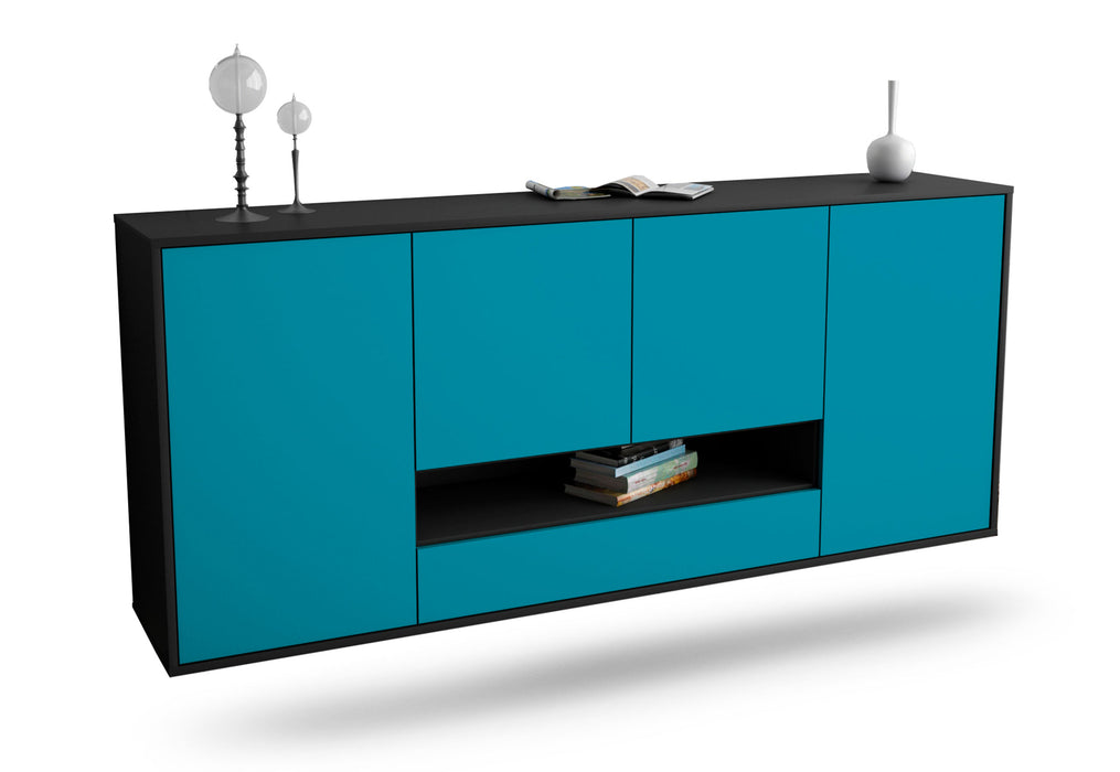 Sideboard Abilene, Türkis, hängend (180x79x35cm)