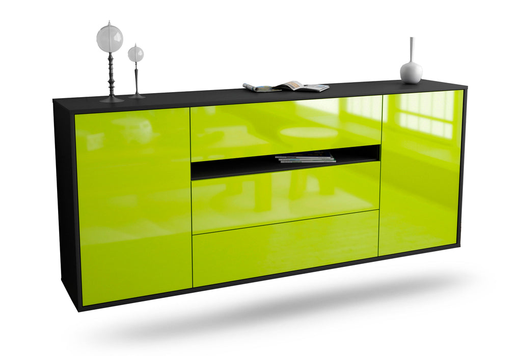 Sideboard McKinney, Grün, hängend (180x79x35cm)