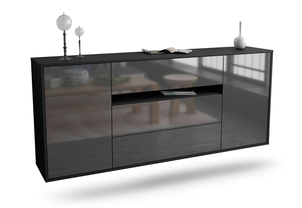 Sideboard McKinney, Grau, hängend (180x79x35cm)