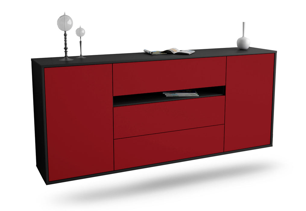 Sideboard McKinney, Bordeaux, hängend (180x79x35cm)