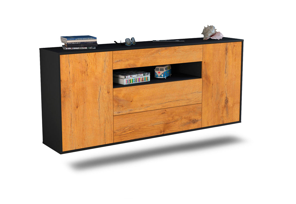 Sideboard Vallejo, Eiche, hängend (180x79x35cm)