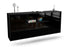 Sideboard Vallejo, Schwarz, hängend (180x79x35cm)