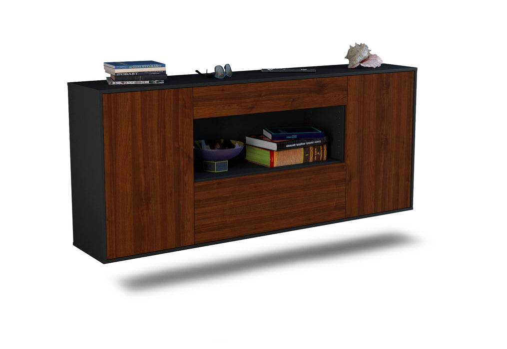 Sideboard Ann Arbor, Walnuss, hängend (180x79x35cm)