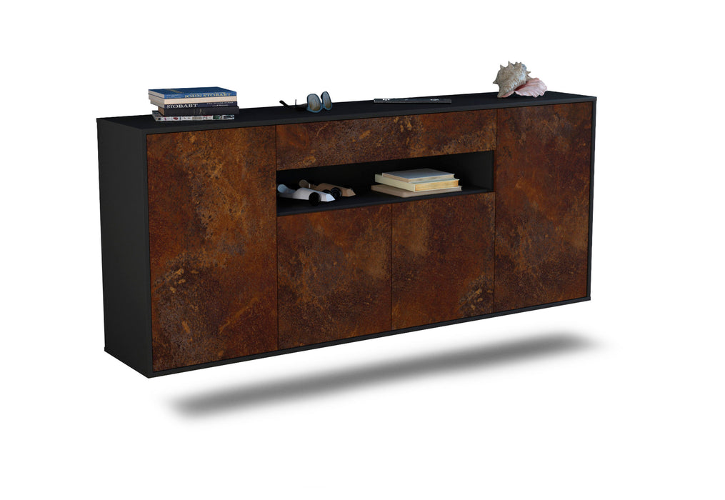 Sideboard Lansing, Rost, hängend (180x79x35cm)