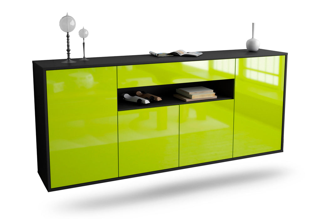 Sideboard Lansing, Grün, hängend (180x79x35cm)