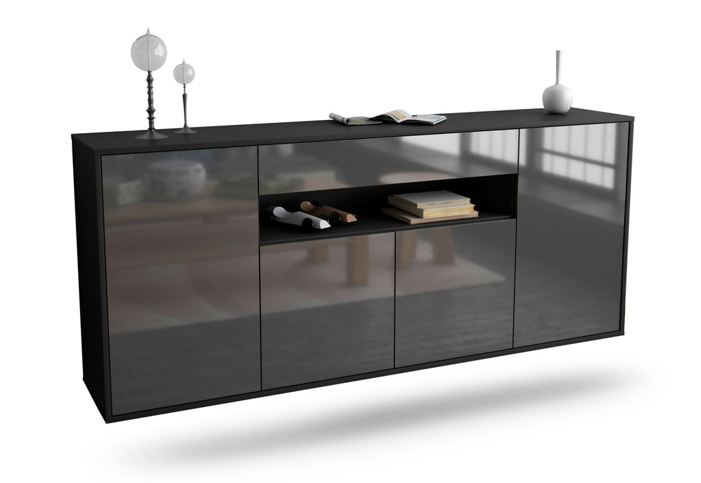 Sideboard Lansing, Grau, hängend (180x79x35cm)