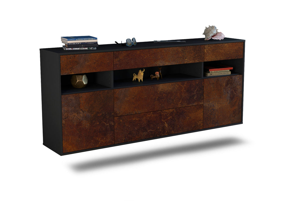 Sideboard Inglewood, Rost, hängend (180x79x35cm)