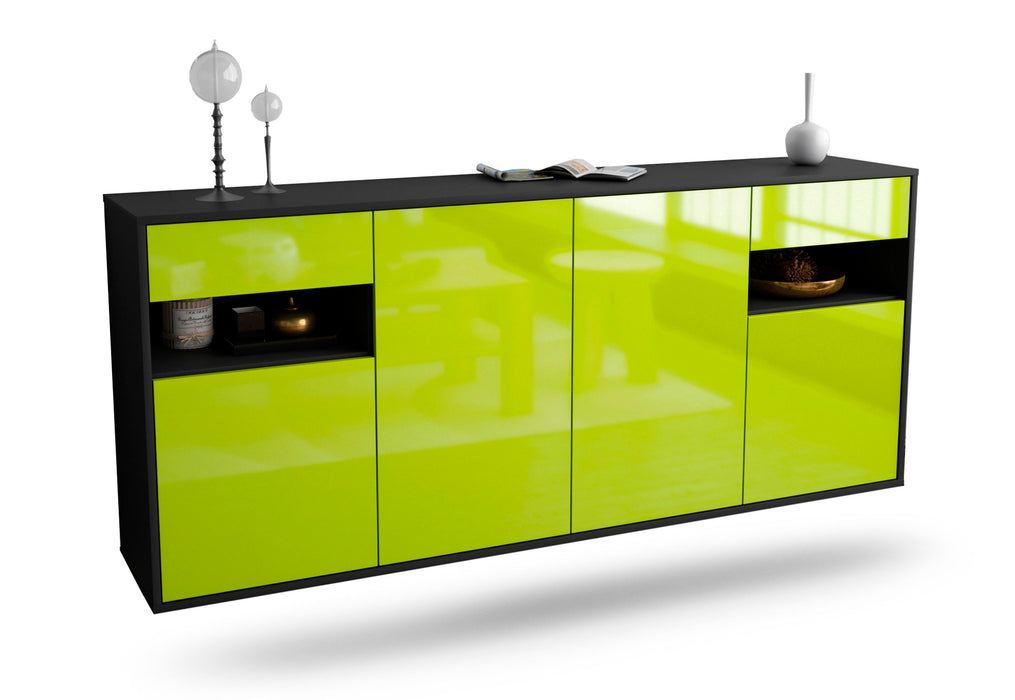 Sideboard Killeen, Grün, hängend (180x79x35cm)