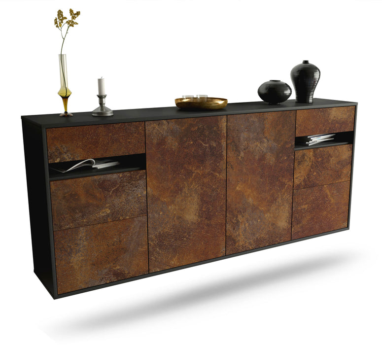 Sideboard Thornton, Rost, hängend (180x79x35cm)