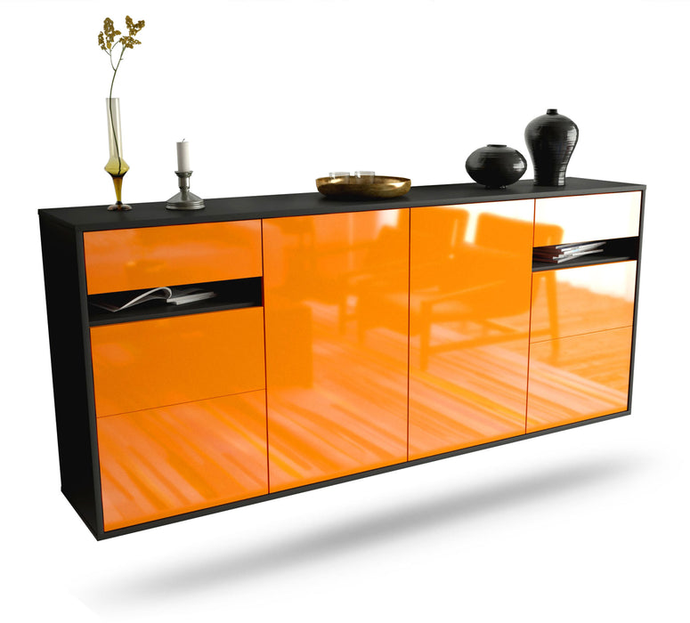 Sideboard Thornton, Orange, hängend (180x79x35cm)