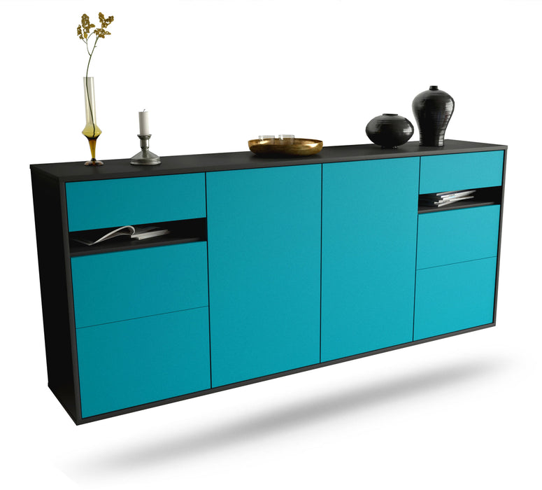 Sideboard Thornton, Türkis, hängend (180x79x35cm)