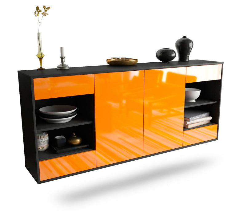 Sideboard Independence, Orange, hängend (180x79x35cm)