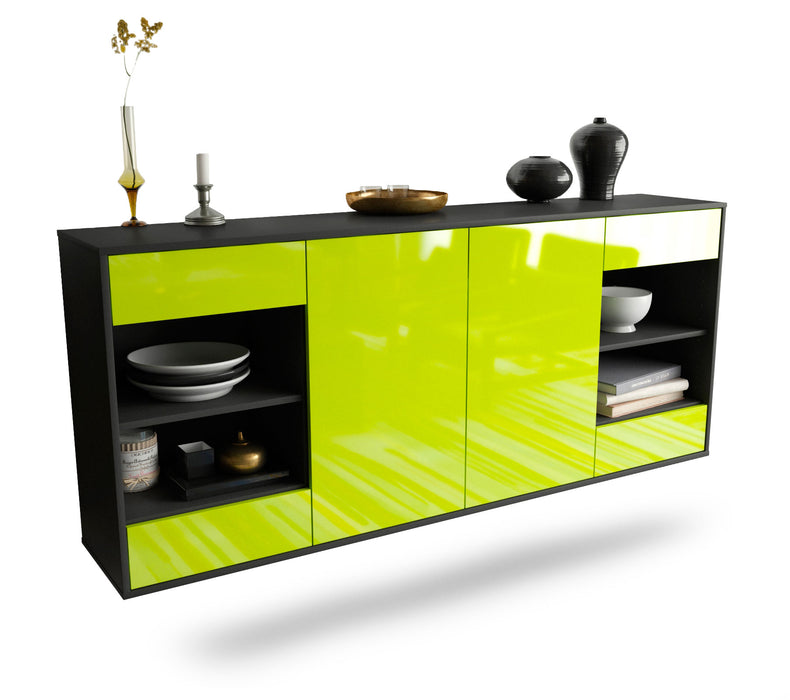 Sideboard Independence, Grün, hängend (180x79x35cm)