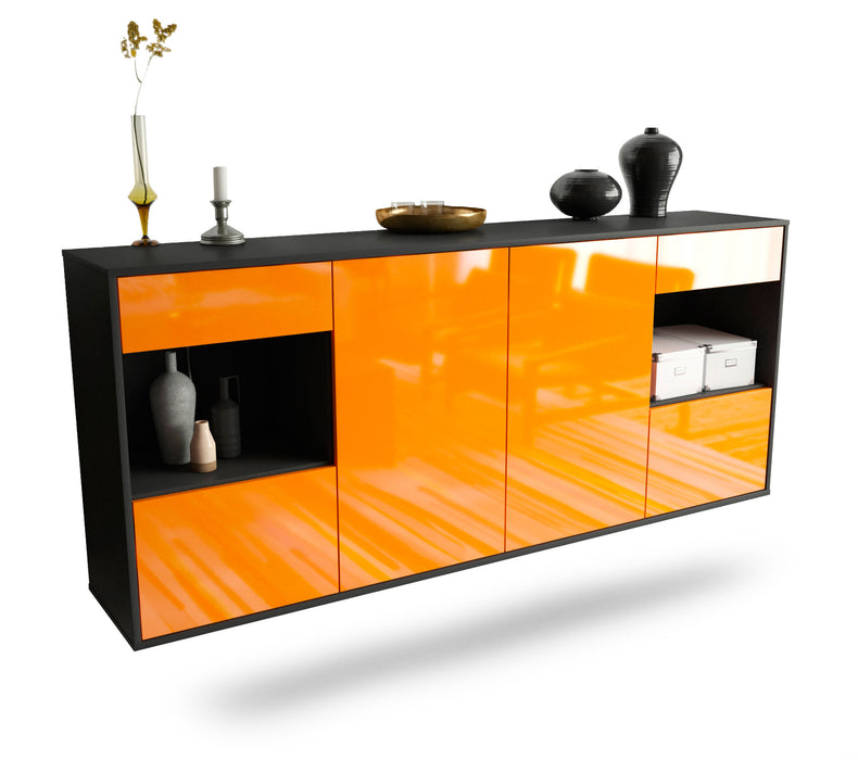 Sideboard Charleston, Orange, hängend (180x79x35cm)