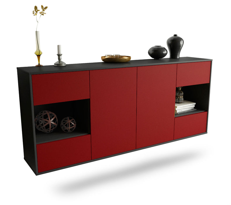 Sideboard Santa Clara, Bordeaux, hängend (180x79x35cm)