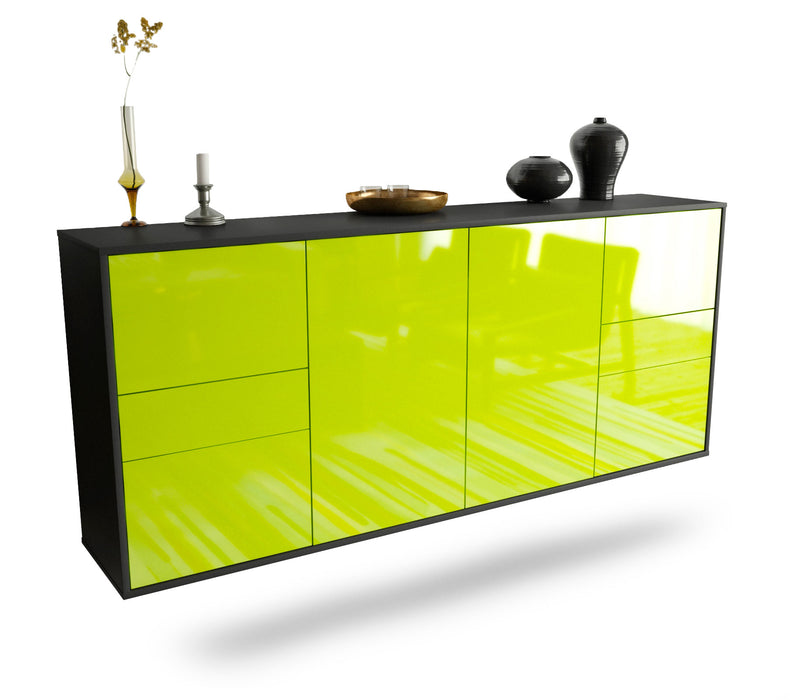 Sideboard Beaumont, Grün, hängend (180x79x35cm)