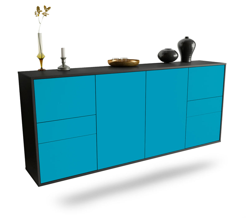 Sideboard Beaumont, Türkis, hängend (180x79x35cm)