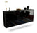 Sideboard Costa Mesa, Schwarz, hängend (180x79x35cm)