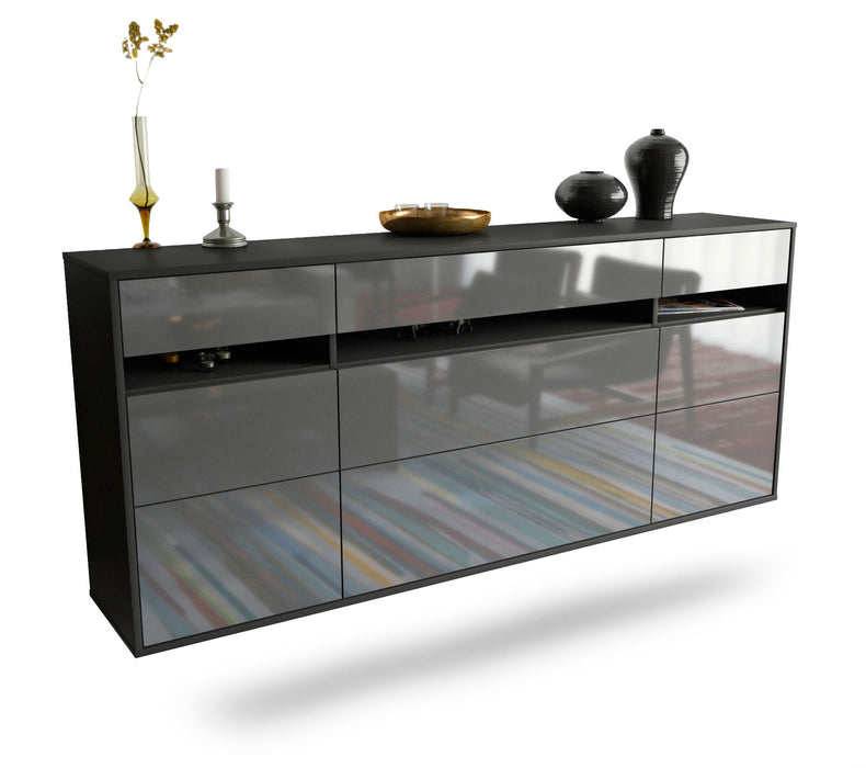 Sideboard Manchester, Grau, hängend (180x79x35cm)