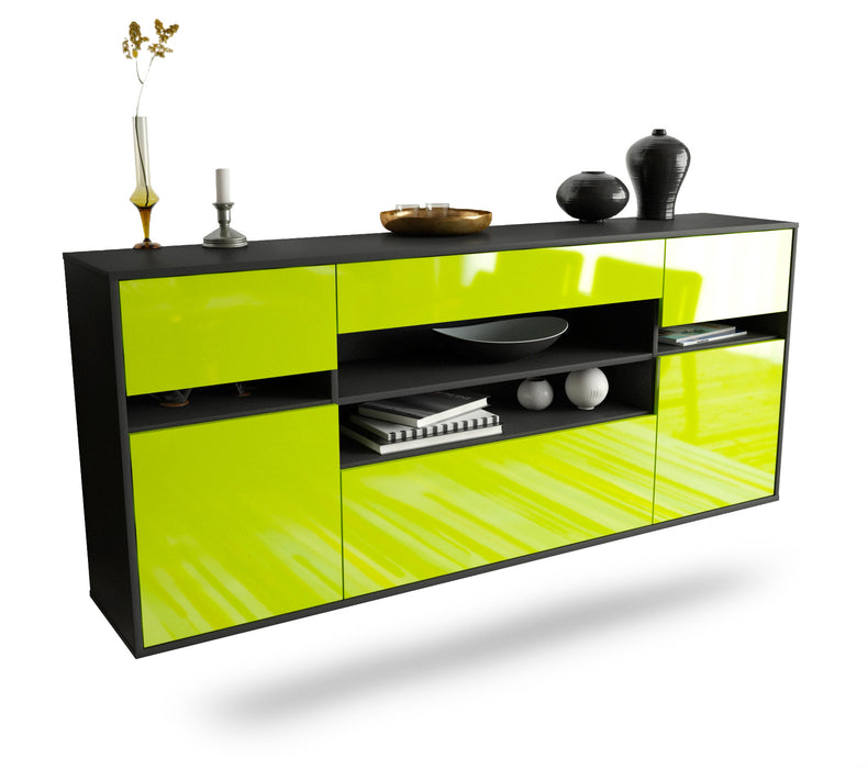 Sideboard Miramar, Grün, hängend (180x79x35cm)