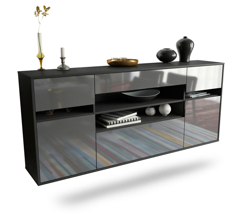 Sideboard Miramar, Grau, hängend (180x79x35cm)