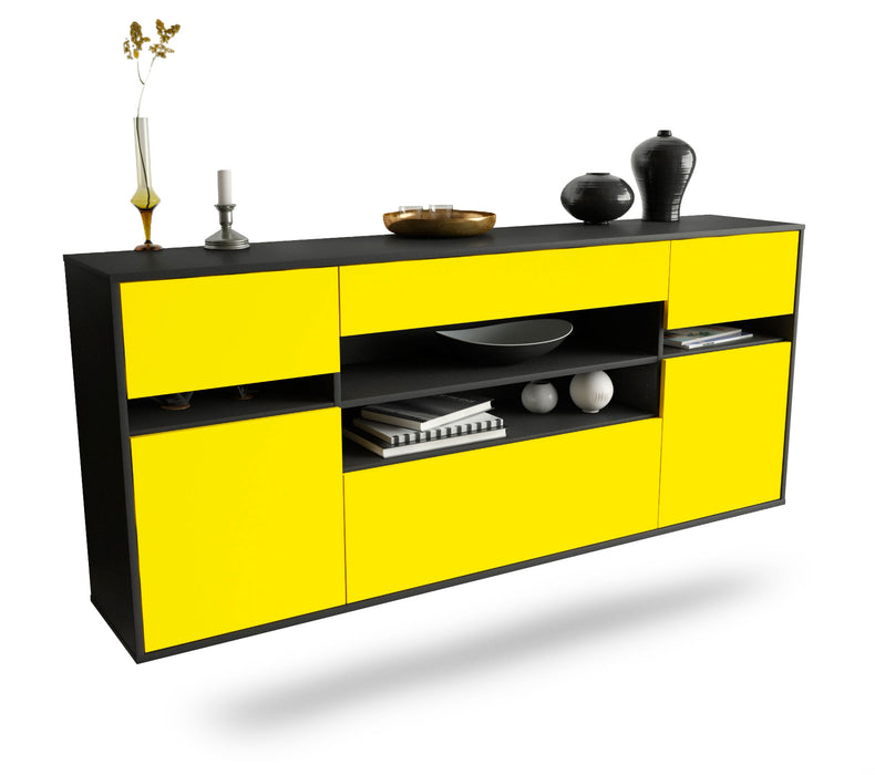 Sideboard Miramar, Gelb, hängend (180x79x35cm)