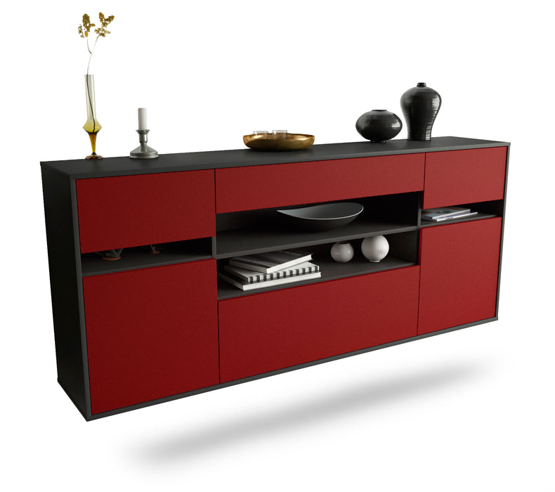 Sideboard Miramar, Bordeaux, hängend (180x79x35cm)