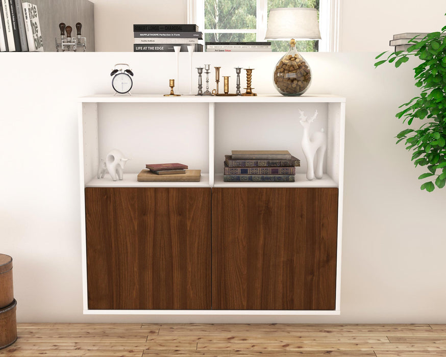 Sideboard Rochester, Walnuss, hängend (92x79x35cm)