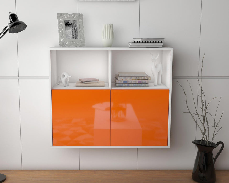 Sideboard Rochester, Orange, hängend (92x79x35cm)