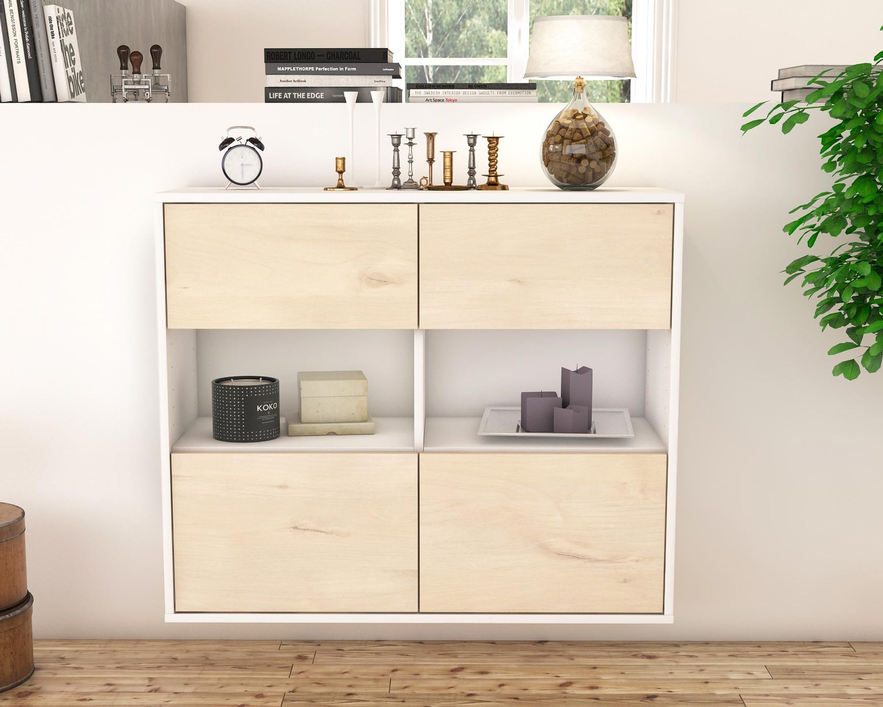 Sideboard Richmond, Zeder, hängend (92x79x35cm)