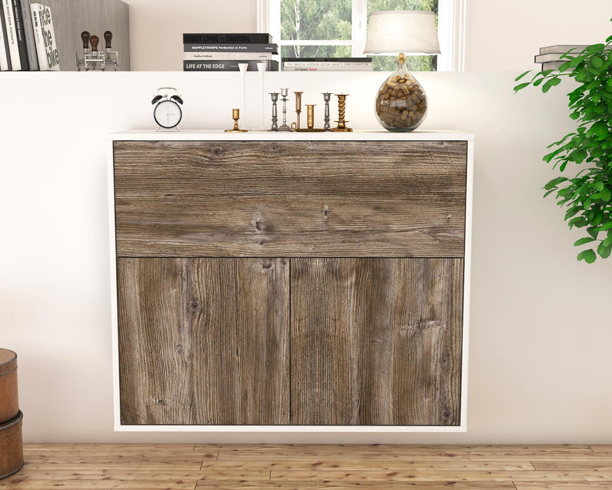 Sideboard Irving, Treibholz, hängend (92x79x35cm)