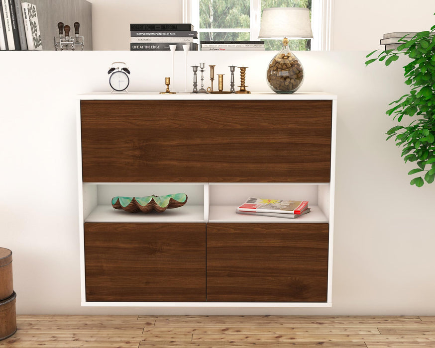 Sideboard San Bernardino, Walnuss, hängend (92x79x35cm)