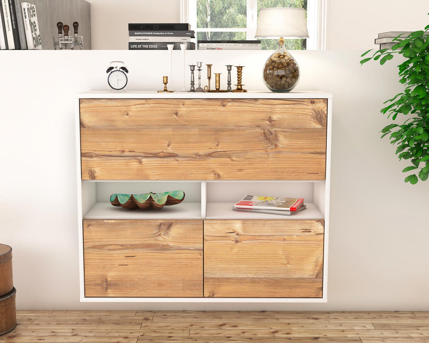 Sideboard San Bernardino, Pinie, hängend (92x79x35cm)