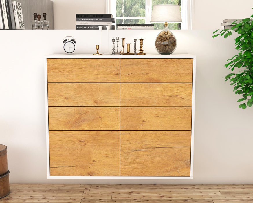 Sideboard Des Moines, Eiche, hängend (92x79x35cm)