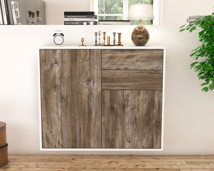 Sideboard Huntington Beach, Treibholz, hängend (92x79x35cm)