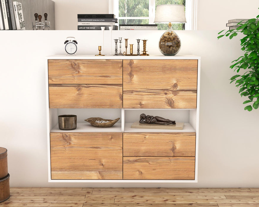 Sideboard Oxnard, Pinie, hängend (92x79x35cm)