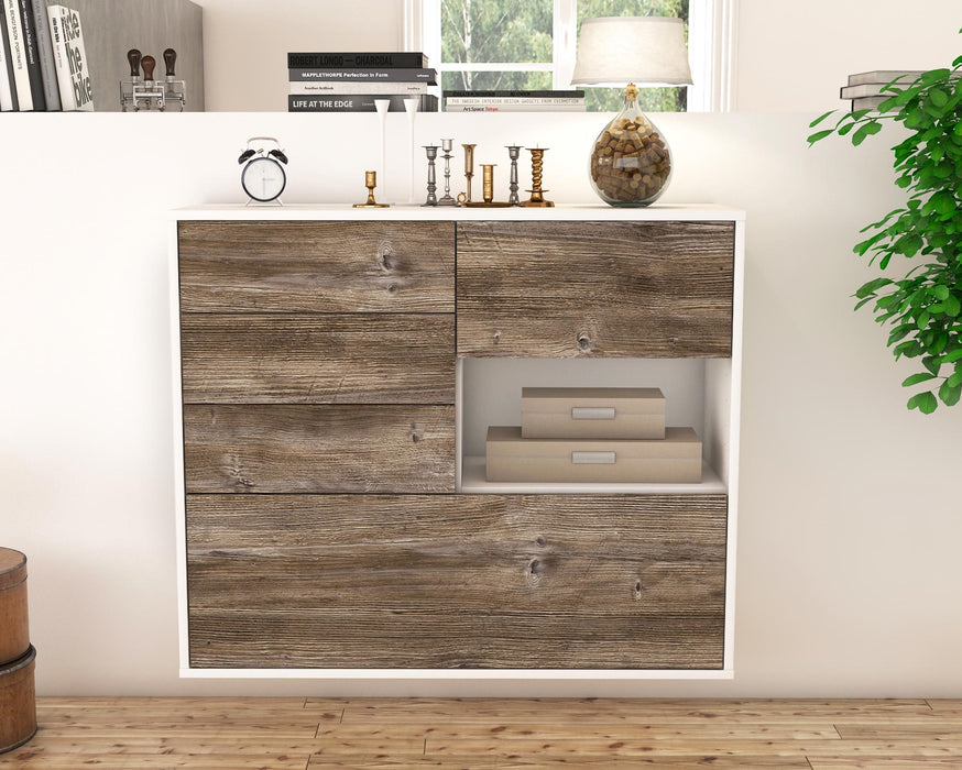 Sideboard Knoxville, Treibholz, hängend (92x79x35cm)