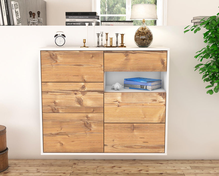 Sideboard Huntsville, Pinie, hängend (92x79x35cm)